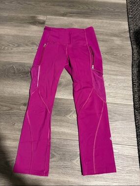 lululemon athletica Magenta/Purple Pocket Leggings